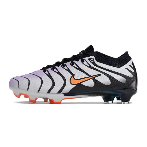 Nike Zoom Mercurial Vapor 15 Elite Gray and Black Firm Ground FG Kids Football Boot