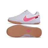 Nike Tiempo Streetgato White and Pink Indoor IC Football Boot