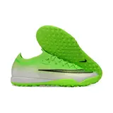 Nike Air Zoom Mercurial Vapor 17 Elite Green and White Turf TF Kids Football Boot - Green