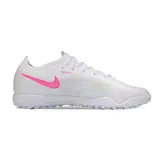 Nike Air Zoom Mercurial Vapor 17 Elite White and Pink Firm Ground FG Kids Football Boot