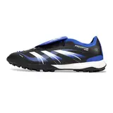 Adidas Predator 25 Elite Tongue Black Blue and White Turf TF Football Boot