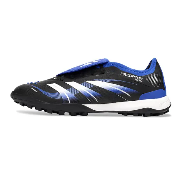Adidas Predator 25 Elite Tongue Black Blue and White Turf TF Football Boot