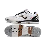 Joma Top Flex Rebound White and Black Indoor IC Football Boot