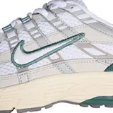 Nike P-6000 Gray and Green Running Shoes - White/Green