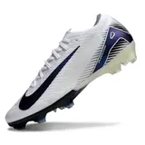 Nike Air Zoom Mercurial Vapor 16 Elite White and Green Firm Ground FG Football Boot - White/Navy