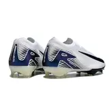 Nike Air Zoom Mercurial Vapor 16 Elite White and Green Firm Ground FG Football Boot - White/Navy
