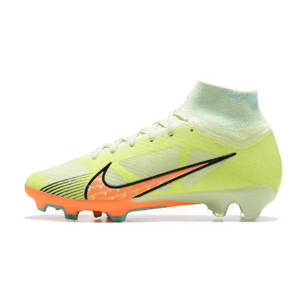 Nike Zoom Mercurial Superfly 9 Elite Yellow and Orange Firm Ground FG Football Boot