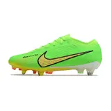Nike Zoom Mercurial Vapor 15 Elite Green and Yellow Aluminium Studs SG Football Boot