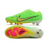 Nike Zoom Mercurial Vapor 15 Elite Green and Yellow Aluminium Studs SG Football Boot