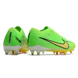 Nike Zoom Mercurial Vapor 15 Elite Green and Yellow Aluminium Studs SG Football Boot