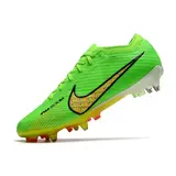 Nike Zoom Mercurial Vapor 15 Elite Green and Yellow Aluminium Studs SG Football Boot