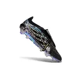 Adidas Predator 26 Elite Tongue Black and White Firm Ground FG Football Boot - Black/Iridescent