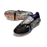 Adidas Predator 26 Elite Tongue Black and White Firm Ground FG Football Boot - Black/Iridescent