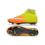 Nike Mercurial Superfly 4 Elite Orange and Yellow Firm Ground FG Football Boot