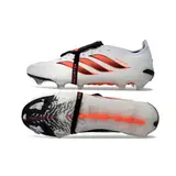 Adidas Predator 26 Elite Tongue White and Black Firm Ground FG Football Boot