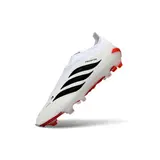 Adidas Predator 26 Elite Laceless White, Orange and Black Firm Ground FG Football Boot