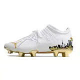 Puma Future Z1.3 White and Gold Firm Ground FG Football Boot