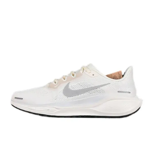 Nike Air Zoom Pegasus 41 Gray and White Running Shoes - Cream