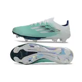 Adidas F50+ Elite White and Silver Firm Ground FG Football Boot