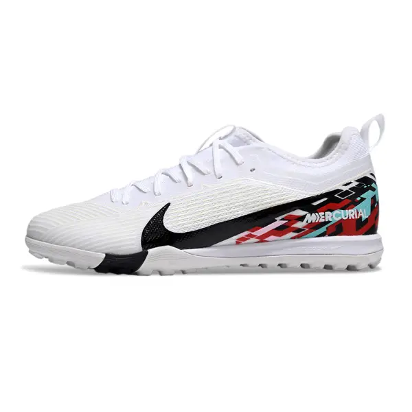 Nike Zoom Mercurial Vapor 16 Pro White Red and Black Turf TF Football Boot