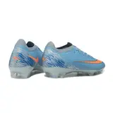Nike Air Zoom Mercurial Vapor 17 Elite Light Blue and White Firm Ground FG Football Boot - Grey Blue/Orange