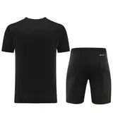 Adidas Black Training Set T-Shirt and Shorts