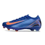 Nike Air Zoom Mercurial Vapor 16 Elite Blue and Orange Firm Ground FG Football Boot - Blue/Orange Swoosh