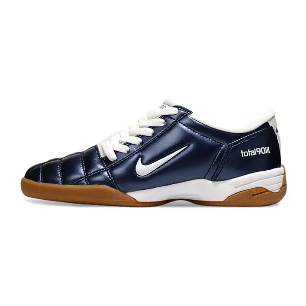 Nike Air Zoom Total 90 III Dark Blue and White Indoor IC Football Boot