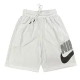 Nike White Grey and Black Shorts - White/Black Logo