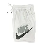 Nike White Grey and Black Shorts - White/Black Logo