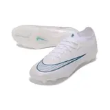 Nike Air Zoom Mercurial Vapor 17 Elite White and Blue Firm Ground FG Football Boot - White/Navy