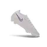 Nike Air Zoom Mercurial Vapor 17 Elite White and Blue Firm Ground FG Football Boot - White/Navy