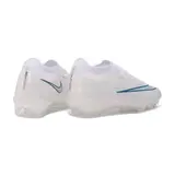 Nike Air Zoom Mercurial Vapor 17 Elite White and Blue Firm Ground FG Football Boot - White/Navy