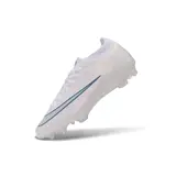 Nike Air Zoom Mercurial Vapor 17 Elite White and Blue Firm Ground FG Football Boot - White/Navy