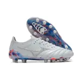 Mizuno Morelia Neo III Elite White Blue and Red Firm Ground FG Football Boot