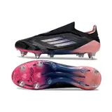 Adidas F50 Elite Without Laces Black and Pink Mixed Studs SG Kids Football Boot