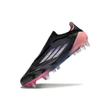 Adidas F50 Elite Without Laces Black and Pink Mixed Studs SG Kids Football Boot
