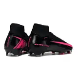 Nike Air Zoom Mercurial Superfly 10 Elite Black and Pink Firm Ground FG Football Boot