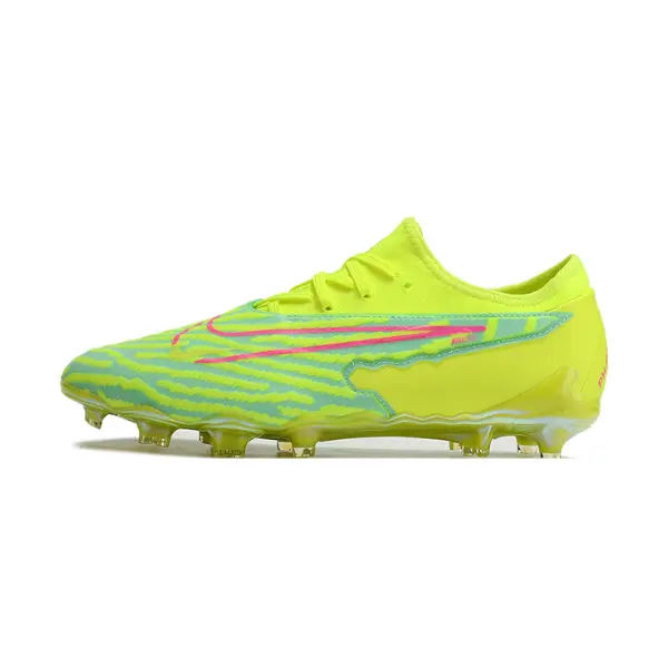 Nike Phantom GX Academy Green and Pink Firm Ground FG Football Boot
