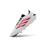 Adidas Predator 26 Elite White, Black and Pink Firm Ground FG Football Boot