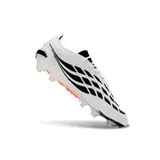 Adidas Predator 26 Elite White, Black and Pink Firm Ground FG Football Boot