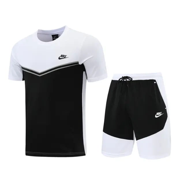 Nike Black and White Training Set T-Shirt and Shorts