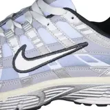 Nike P-6000 White and Silver Running Shoes - Silver/Blue
