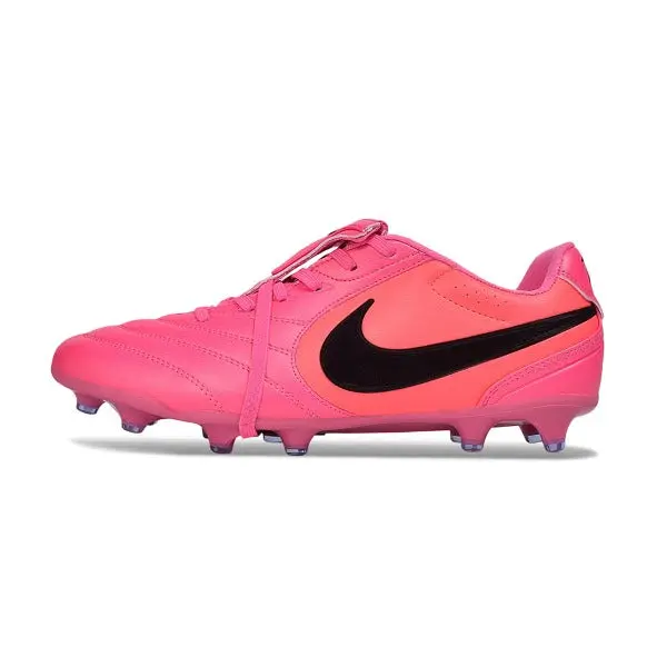 Nike Tiempo Ligera Pro Tongue Pink Firm Ground FG Football Boot