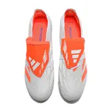 Adidas Predator 30 Elite Tongue White and Orange Firm Ground FG Kids Football Boot