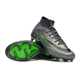 Nike Zoom Mercurial Superfly 9 Elite R9 Conceito Pack Black and Blue Firm Ground FG Kids Football Boot