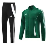 Adidas Green and Black Cold Set Jacket and Pants
