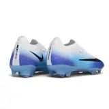 Nike Air Zoom Mercurial Vapor 17 Elite White and Blue Firm Ground FG Football Boot - Blue Gradient