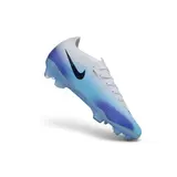 Nike Air Zoom Mercurial Vapor 17 Elite White and Blue Firm Ground FG Football Boot - Blue Gradient