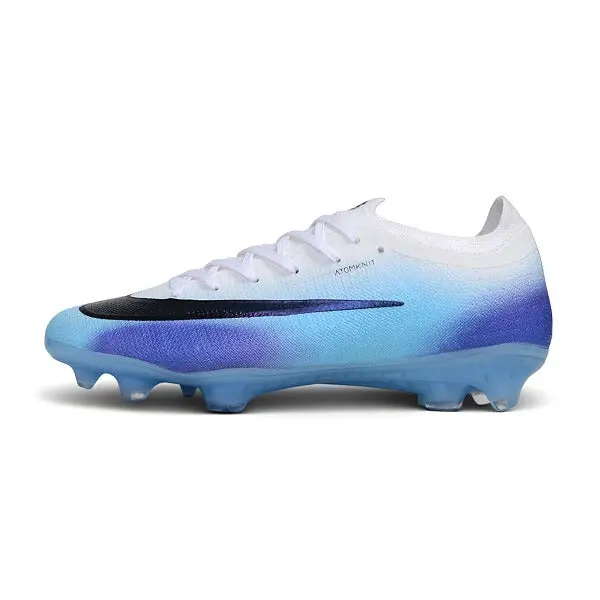 Nike Air Zoom Mercurial Vapor 17 Elite White and Blue Firm Ground FG Football Boot - Blue Gradient